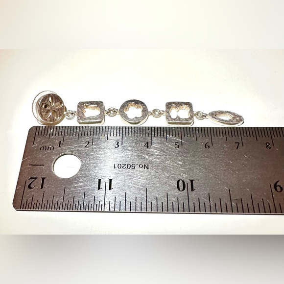 TOUS Sterling Silver Dangle Earrings - Picture 4 of 4